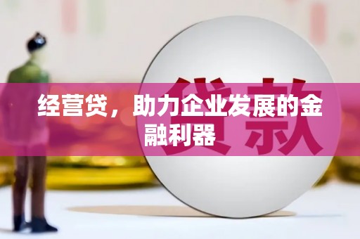 山东经营贷，助力企业发展的金融利器