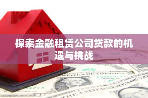 山东探索金融租赁公司贷款的机遇与挑战