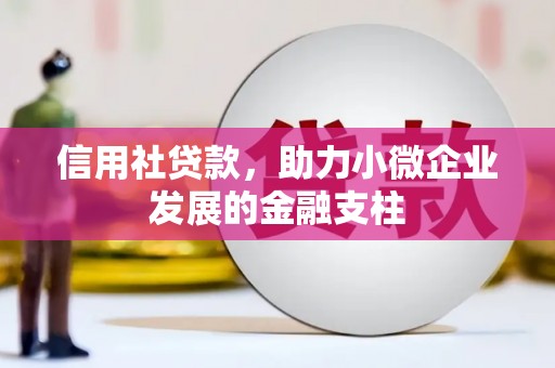 山东信用社贷款，助力小微企业发展的金融支柱