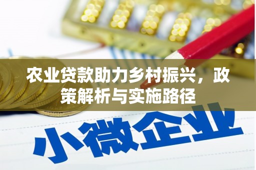 山东农业贷款助力乡村振兴，政策解析与实施路径