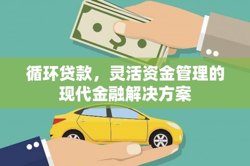 山东循环贷款，灵活资金管理的现代金融解决方案