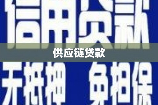 山东供应链贷款