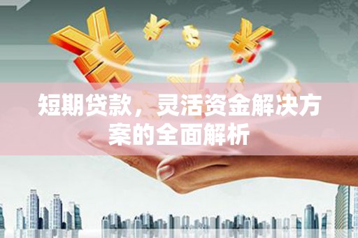 山东短期贷款，灵活资金解决方案的全面解析