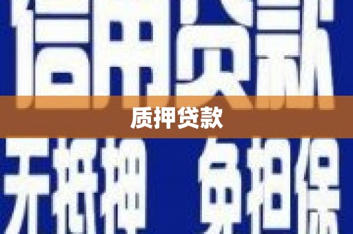 山东质押贷款