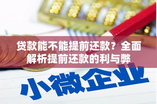 山东贷款能不能提前还款？全面解析提前还款的利与弊