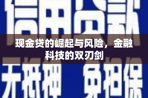 山东现金贷的崛起与风险，金融科技的双刃剑