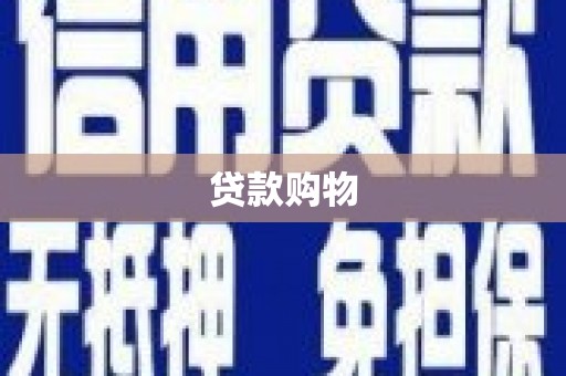 山东贷款购物
