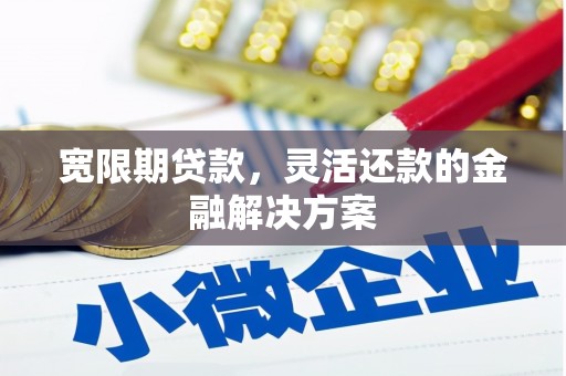 山东宽限期贷款，灵活还款的金融解决方案