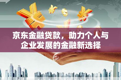 山东京东金融贷款，助力个人与企业发展的金融新选择