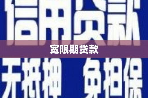 山东宽限期贷款
