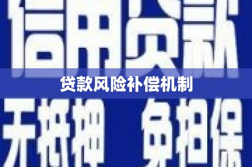 山东贷款风险补偿机制