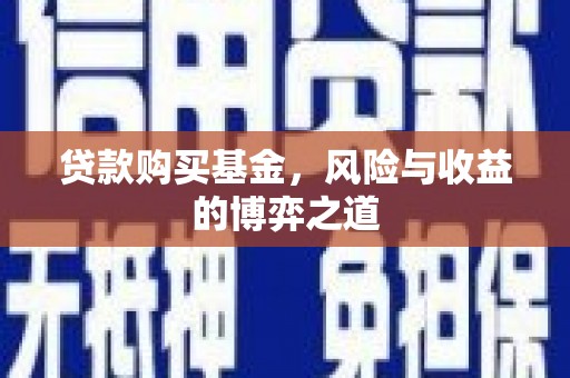 山东贷款购买基金，风险与收益的博弈之道