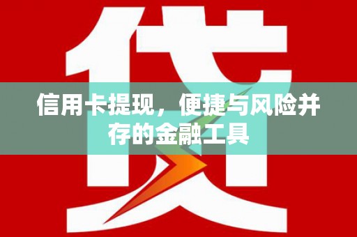 山东信用卡提现，便捷与风险并存的金融工具