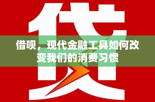 山东借呗，现代金融工具如何改变我们的消费习惯