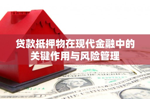 山东贷款抵押物在现代金融中的关键作用与风险管理