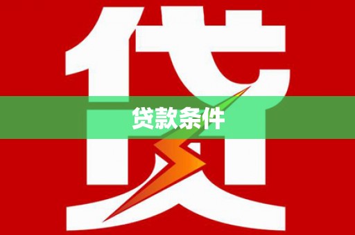 山东贷款条件