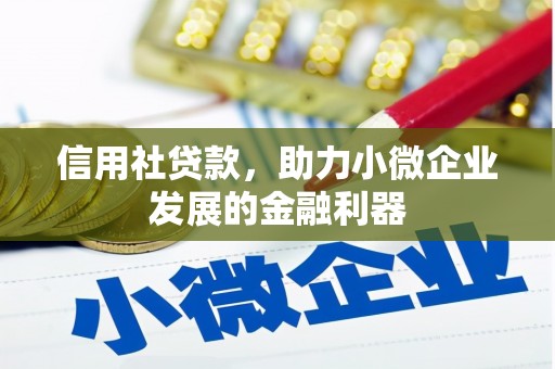 山东信用社贷款，助力小微企业发展的金融利器