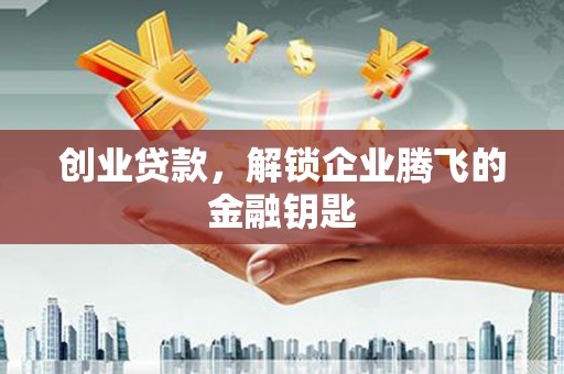 山东创业贷款，解锁企业腾飞的金融钥匙