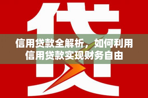 山东信用贷款全解析，如何利用信用贷款实现财务自由